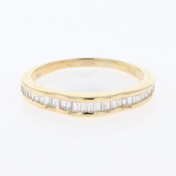 メレダイヤ デザインリング YG イエローゴールド 指輪 リング 14.5号  