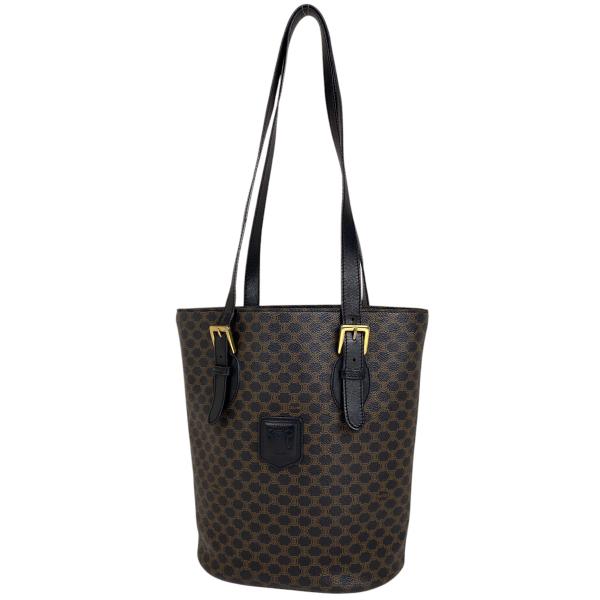 CELINE セリーヌ マカダム柄 トートバッグ ショルダーバッグ