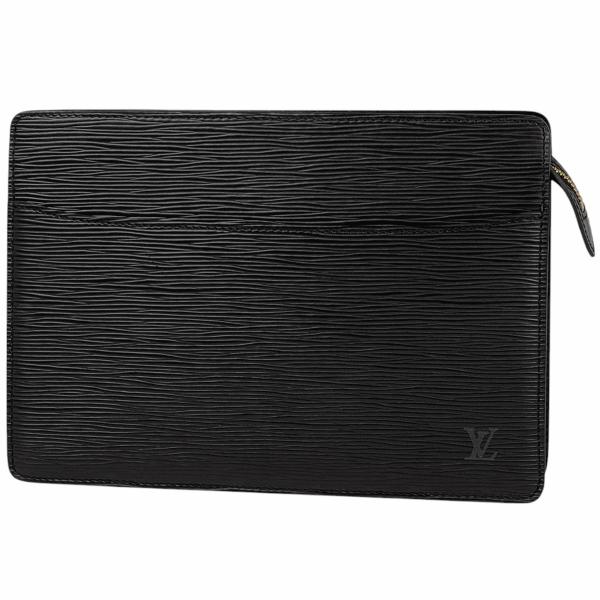 ★美品LOUIS VUITTON ルイヴィトン　ポシェット　オム　クラッチバッグ ルイヴィトン ポシェットオム エピ ブラック セカンド クラッチ