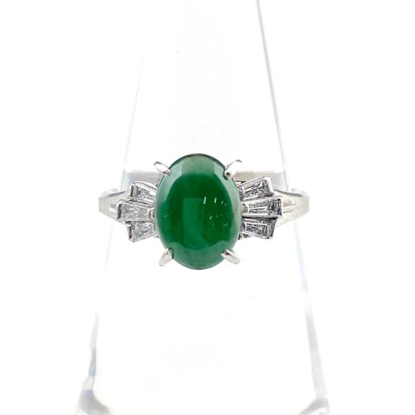 翡翠＆ダイヤモンドリング13号