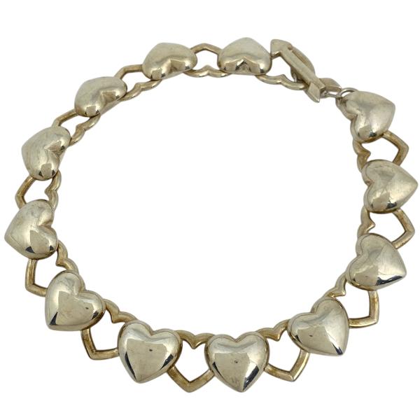 TIFFANY&Co. ティファニー ハートモチーフ ブレスレット オープン