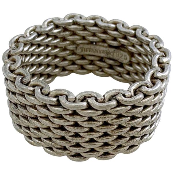 TIFFANY&Co.（ティファニー） サマセット メッシュ リング 指輪 リング