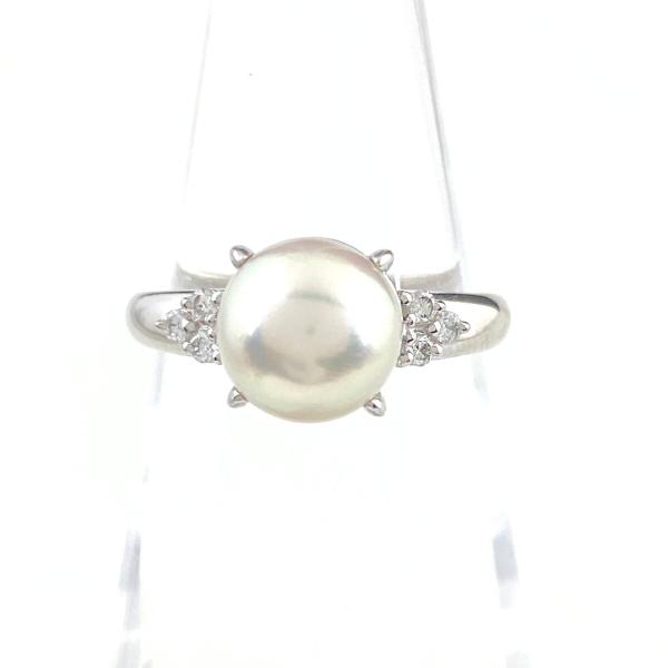 1925 タサキパールダイヤリングPT900プラチナ9号5.7mm 1925 タサキパールダイヤリングPT900プラチナ9号5 7mm｜Yahoo!フリマ