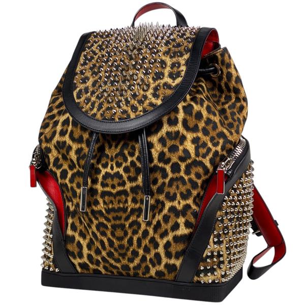 【極美品】クリスチャンルブタン　リュック　トート　ハンド　豹　バッグ Christian Louboutin - 【極美品】クリスチャンルブタン