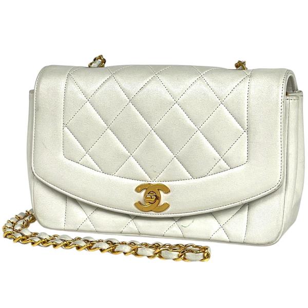 CHANEL（シャネル） ダイアナ マトラッセ シングルフラップ チェーン