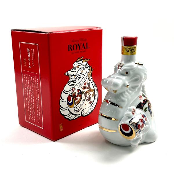 東京都内限定お届け サントリー SUNTORY ローヤル 干支ボトル 2024 辰