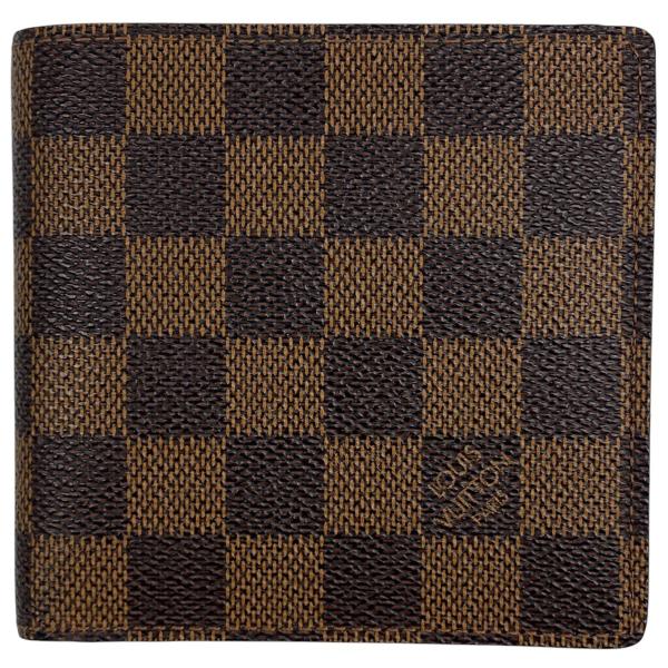 限界価格❣️ルイヴィトン ダミエ ポルトフォイユマルコ 二つ折り財布 ブラウン LOUIS VUITTON（ルイ・ヴィトン） ポルトフォイユ マルコ 札入れ 小銭