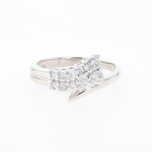 ダイヤプラチナリング11号 メレダイヤ デザインリング プラチナ 指輪 リング 11号 Pt900