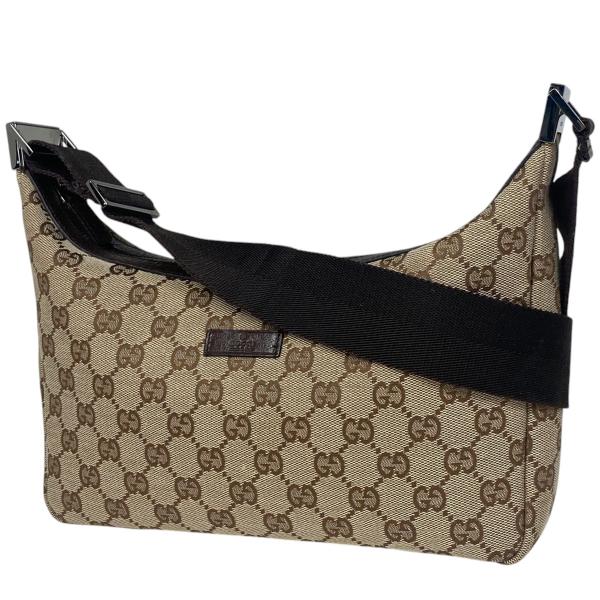 GUCCI グッチ GG柄 キャンバスレザー ショルダーバッグ GUCCI グッチ GG柄 ショルダーバッグ 斜め掛け GGキャンバス