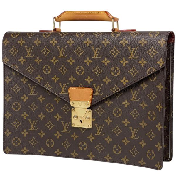 LOUIS VUITTON ブラウン　ブリーフケース ルイヴィトン ブリーフケース タンカラー