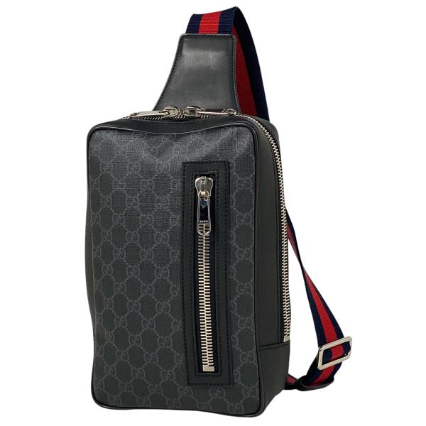 美品✨ グッチ　ボディバック　キャンバス　GGシェリー　金具　ロゴ 美品✨グッチ ボディバッグ GG キャンバス シェリーライン