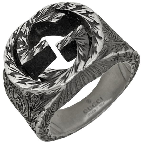 GUCCI グッチ Gキューブ GGリング 指輪 シルバー グッチ リング メンズ 指輪 正規品 シルバー GUCCI リング 指輪