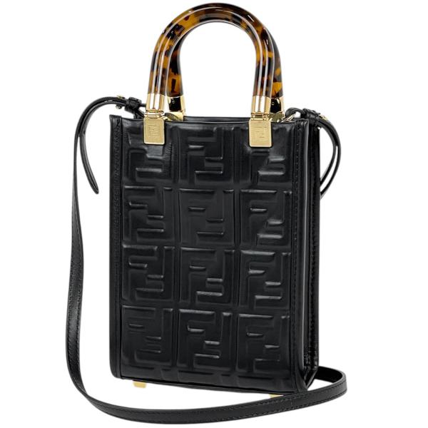 FENDI（フェンディ） サンシャイン ショッパー ミニ デミ柄 ショルダー