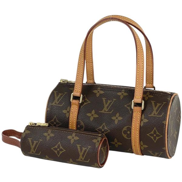 【名品】Louis Vuitton　パピヨン　ハンドバッグ　ミニバッグ LOUIS VUITTON（ルイ・ヴィトン） パピヨン 19 手提げ 筒型 ミニ