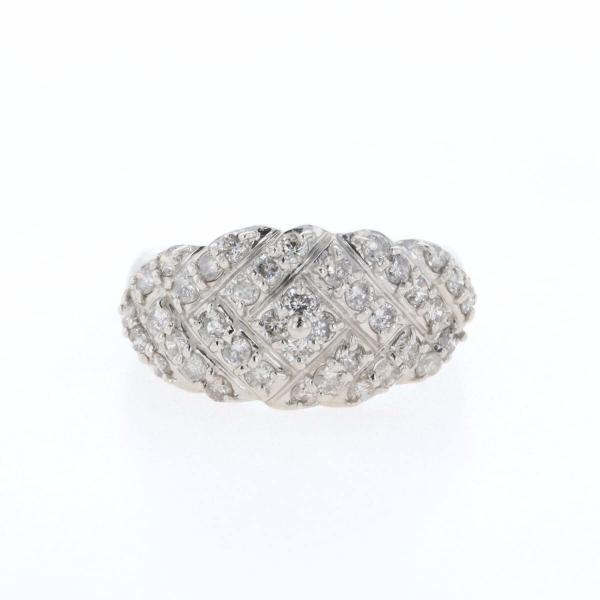 メレダイヤ デザインリング プラチナ 指輪 リング 10.5号 Pt900  