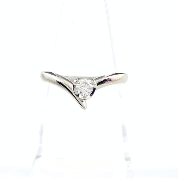 ヨンドシー 4℃ ダイヤモンド デザインリング プラチナ 指輪 リング