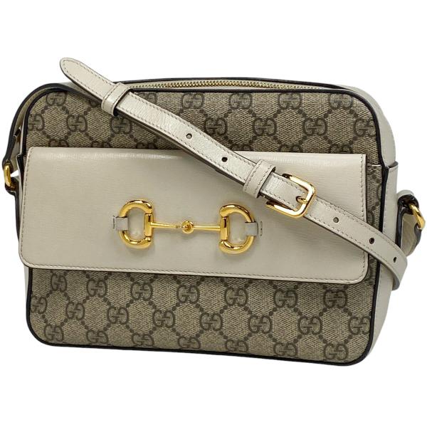 GUCCI（グッチ） GUCCI GG柄 ホースビット ショルダーバッグ 斜め掛け