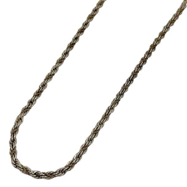 極美品 ティファニー ツイスト スクリュー 46cm ネックレス シルバー925 TIFFANY&Co.（ティファニー） ツイスト ネックレス スクリュー ロング