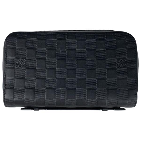 ルイ ヴィトン ダミエ アンフィニ ジッピーXL ラウンドファスナー 長財布 N61254 オニキス ブラック PVC レザー LOUIS VUITTON 【中古】 LOUIS VUITTON（ルイ・ヴィトン） ジッピーXL ラウンドジップ ラウンド