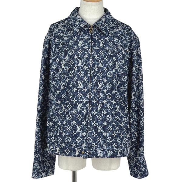 美品 ジップアップ ルイヴィトン ブルゾン モノグラム柄 2022年モデル 美品 ジップアップ ルイヴィトン ブルゾン モノグラム柄 2022年モデル