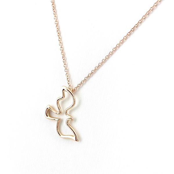 Tiffany ティファニー パロマピカソ ダブ 鳩ネックレス K18 750 Tiffany ティファニー パロマピカソ ダブ 鳩ネックレス K18 750