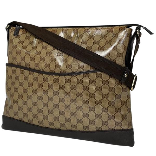 GUCCI グッチ GG柄 ショルダーバッグ 斜め掛け コーティング