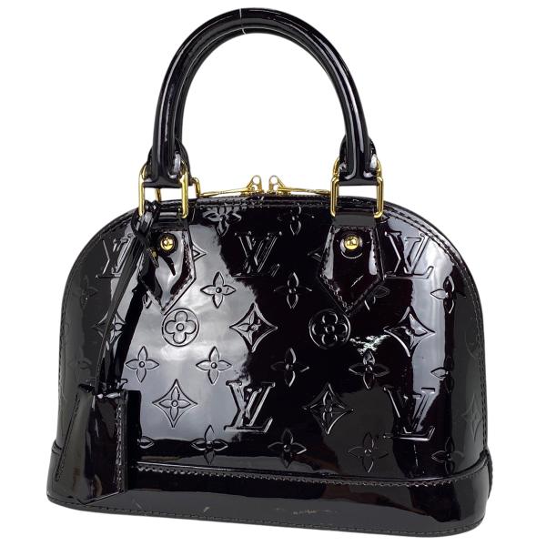 ルイ ヴィトン モノグラム ヴェルニ アルマBB ハンドバッグ ショルダーバッグ 2WAY M91678 アマラント パープル LOUIS VUITTON 【中古】 LOUIS VUITTON（ルイ・ヴィトン） アルマ BB 2WAY ショルダーバッグ