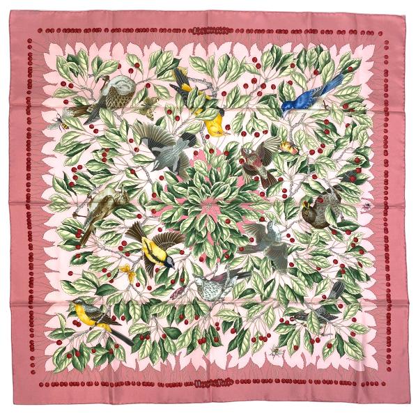 HERMES（エルメス） カレ90 Les merises さくらんぼ スカーフ シルク