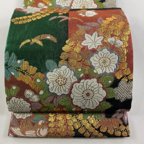 専用帯3556●彩辻ヶ花 正倉院間道文 高級 正絹 両面六通 リバーシブル 袋帯 専用帯3556○彩辻ヶ花 正倉院間道文 高級 正絹 両面六通 リバーシブル