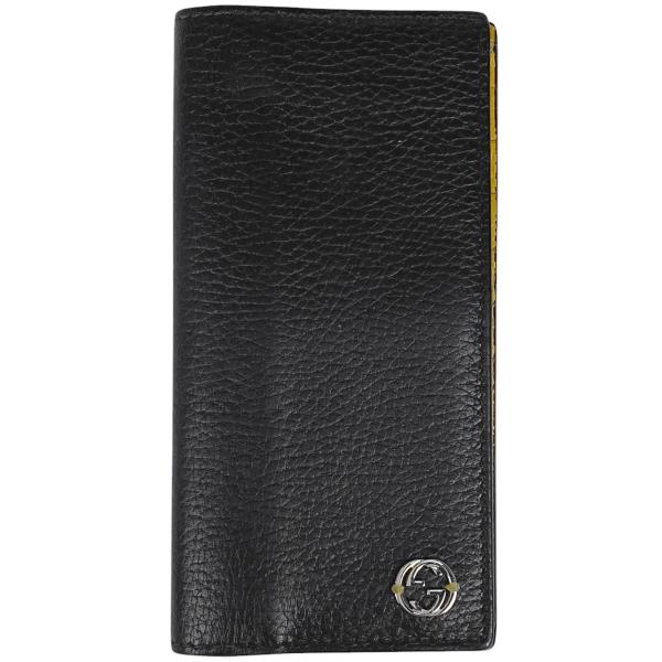 GUCCI（グッチ） インターロッキングG 長財布 二つ折り 長財布 レザー