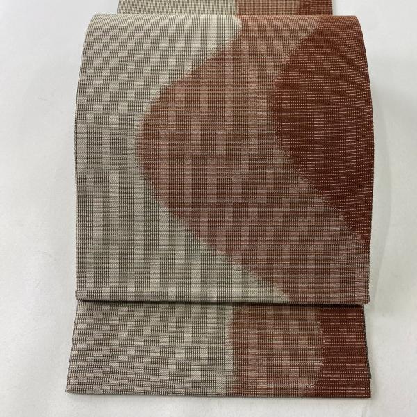 多色花柄高級 正絹袋帯 検査済み 袋帯 秀品 華文 花鳥 金糸 箔 金色 六通 正絹 【中古】 袋帯 美品 秀