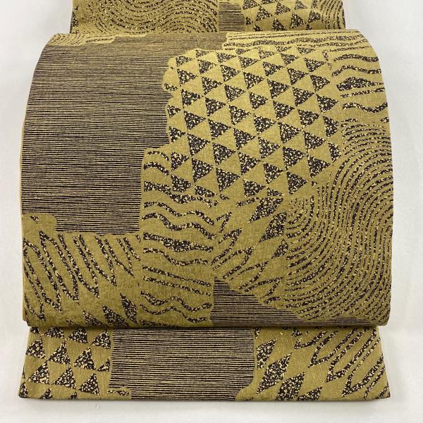 【美品‼️】華やかな多色使いの袋帯 美品】 袋帯 秀品 桜 草花 墨色 六通 正絹 【】