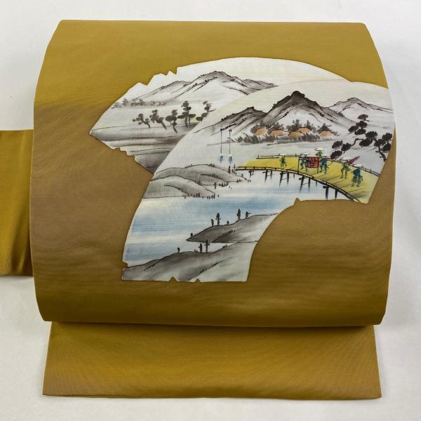 専用帯3533 3515 二点セット ●高級 正絹 落款 作家物 片面全通 美品】 袋帯 名品 全通 正絹 【中古】の通販 by バイセル ラクマ店｜ラクマ