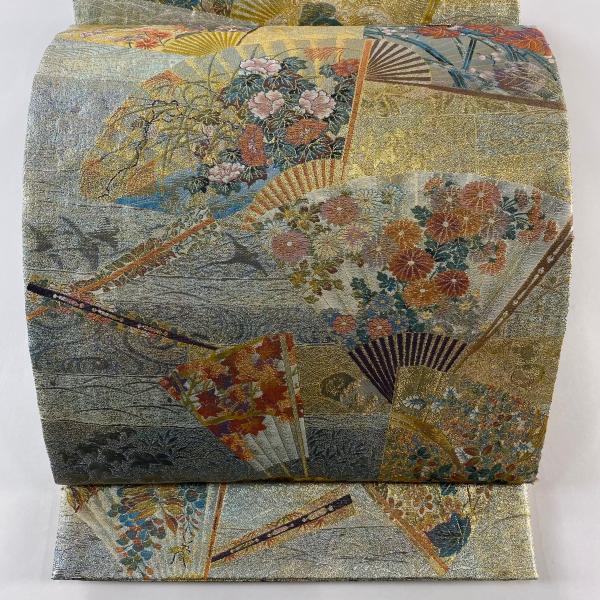 【美品】 袋帯 名品 お太鼓柄 正絹 【中古】 美品】 袋帯 名品 お太鼓柄 正絹 【中古】の通販 by バイセル ラクマ店