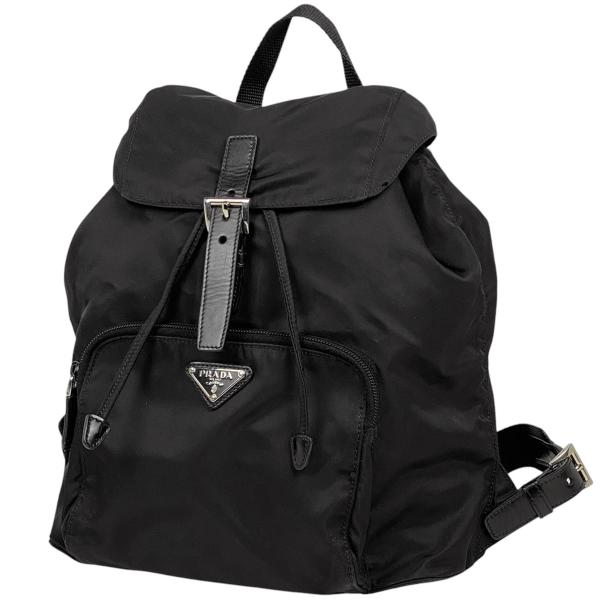 PRADA プラダ ロゴプレート リュックサック バックパック