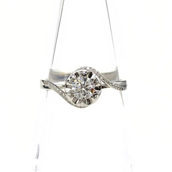 ダイヤモンド デザインリング メレダイヤ 指輪 リング 12号 750