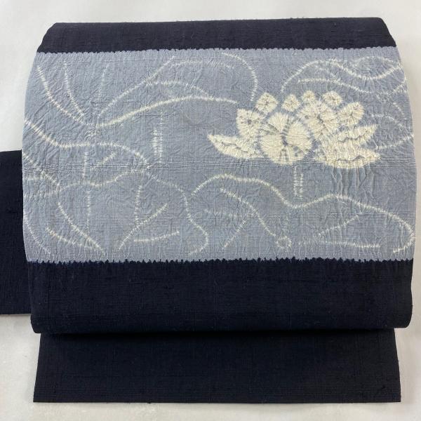 ［6164］名古屋帯 美品 総絞り 草花 九寸 逸品 正絹 着物 黒 楽天市場】【1/1 0:00-☆全品10%OFF & 新春初売りセール】【京の染匠