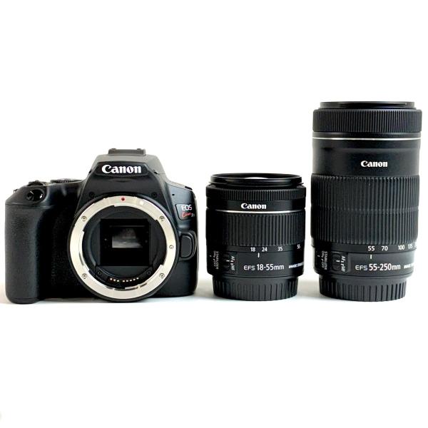 未使用 Canon EOS Kiss X10 ダブルズームキット デジタル一眼 キヤノン Canon EOS Kiss X10 ダブルズームキット ブラック デジタル