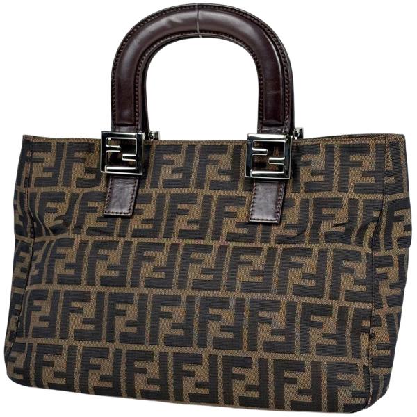FENDI（フェンディ） ズッカ柄 ハンドバッグ 手提げ トートバッグ 総柄