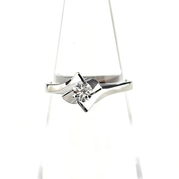 ダイヤモンド デザインリング プラチナ 指輪 リング 7号 Pt900