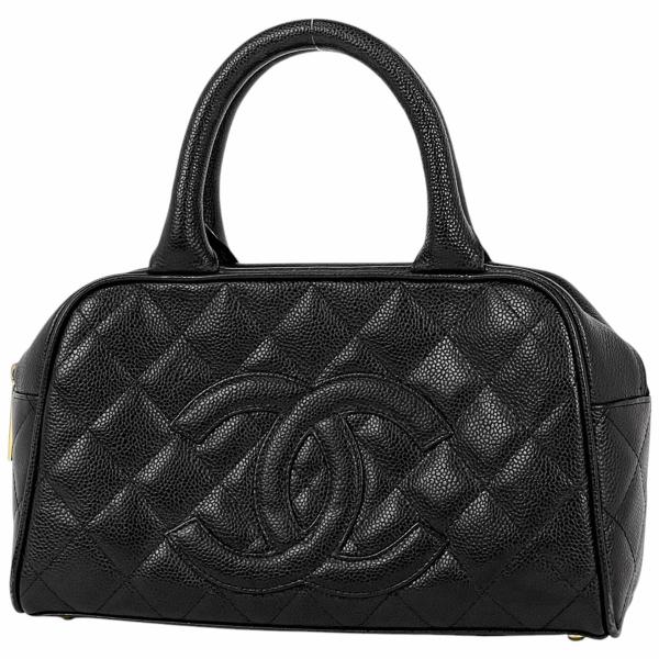 シャネル　マトラッセ　ココマーク　ミニボストンバッグ CHANEL（シャネル） ココマーク ハンドバッグ マトラッセ ミニボストン