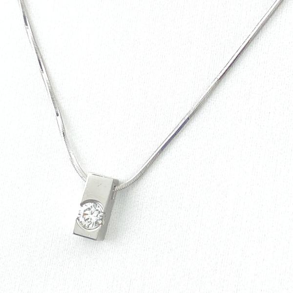 4℃　Pt850 ダイヤモンドペンダントネックレス　シルバー　ダイヤモンド 楽天市場】4℃【ヨンドシー】PT850 ダイヤモンドクロスネックレス 約