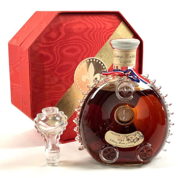 古酒)レミーマルタン ルイ13世ベリーオールド コニャック　バカラボトル　外箱付 レミーマルタン REMY MARTIN ルイ 13世 ベリーオールド 八角形箱
