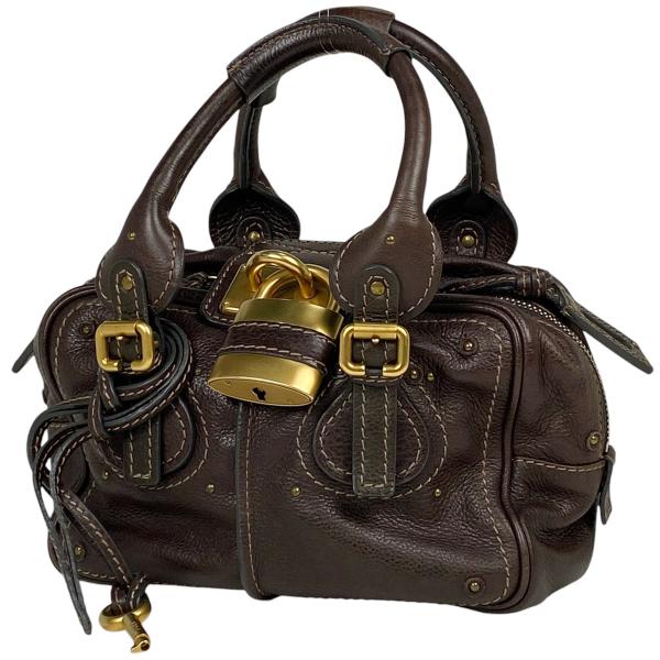 Chloe パディントン　ミニ　ブラウン　バッグ　クロエ　極美品 Chloe パディントン ミニ ブラウン バッグ クロエ 極美品 Chloe