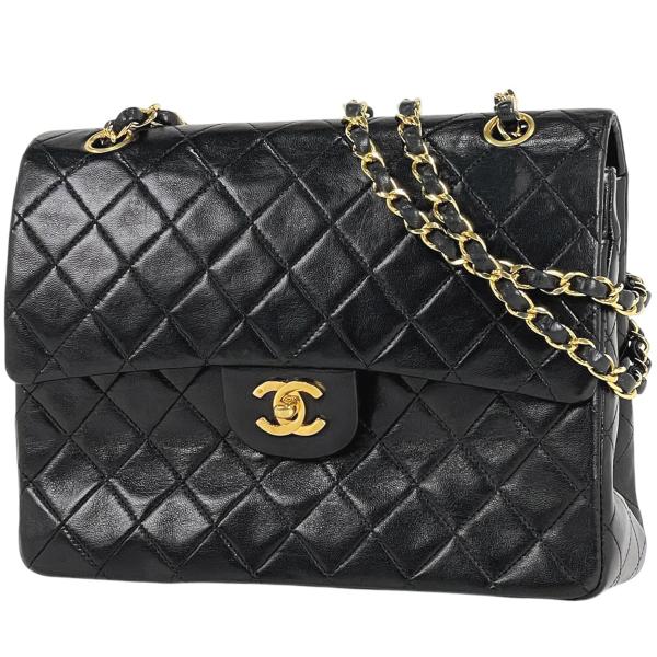 CHANEL（シャネル） マトラッセ Wフラップ チェーン ショルダーバッグ