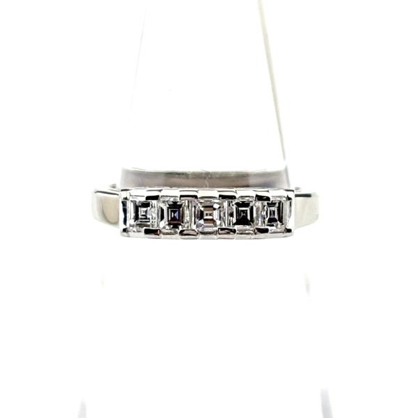 と*ん様 Pt900 ダイヤモンド　指輪　8号 メレダイヤ デザインリング プラチナ 指輪 リング 8号 Pt900