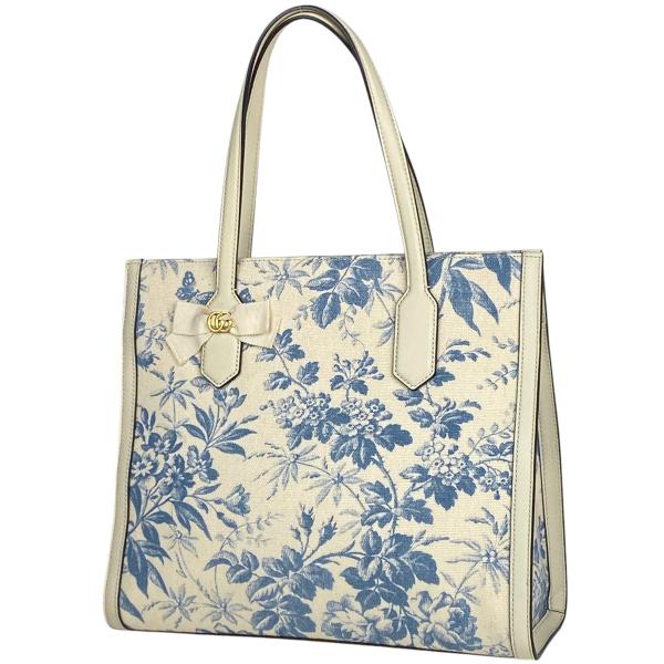 GUCCI 花柄 トートバッグ GUCCI（グッチ） ハーバリウム トートバッグ ハンドバッグ 花柄 GG