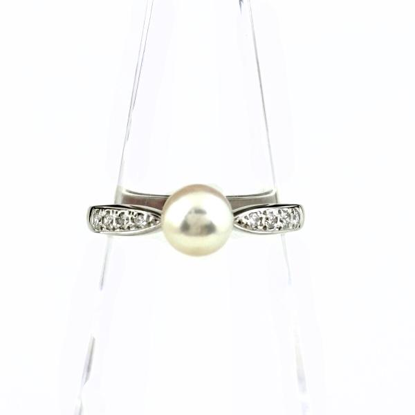 MIKIMOTO（ミキモト） パール デザインリング プラチナ 指輪