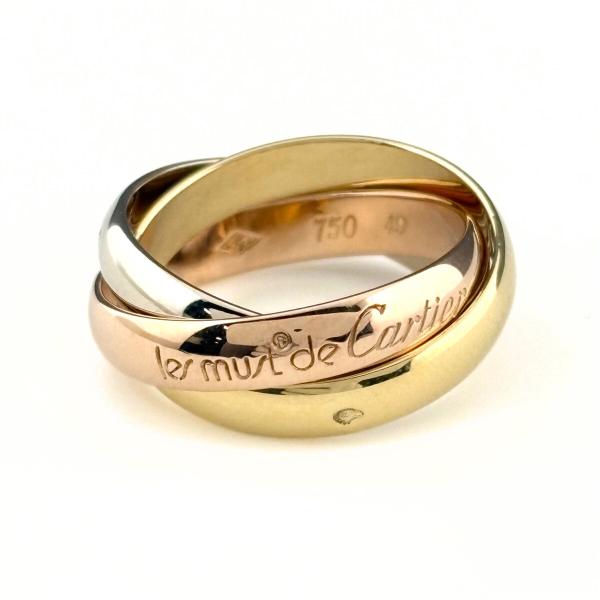 Cartier（カルティエ） トリニティ リング YG イエローゴールド 指輪