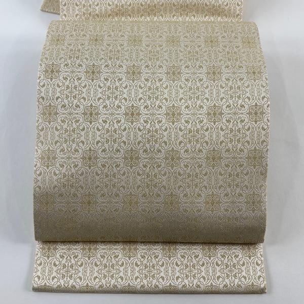 龍村美術織物 葡萄唐草文錦 開き名古屋帯 龍村美術織物 葡萄唐草文錦 開き名古屋帯